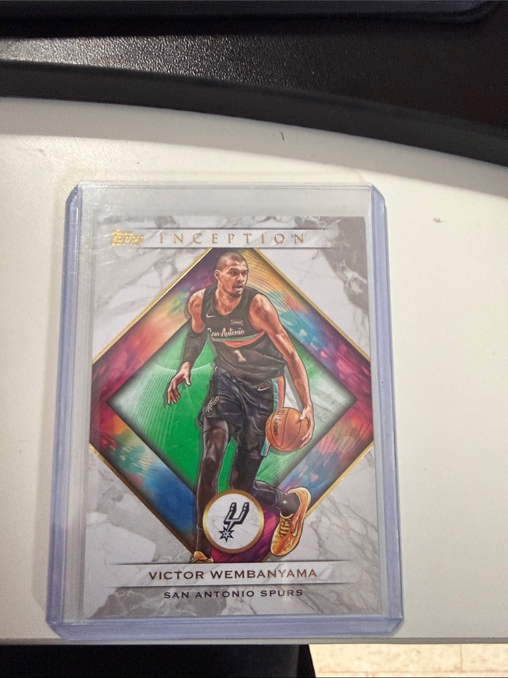 Victor Wembanyama Basketball Trading Card - Black/Gold